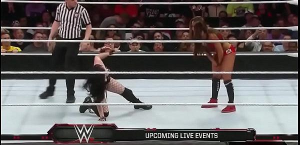  Nikki Bella vs Paige Raw 3 23 15.